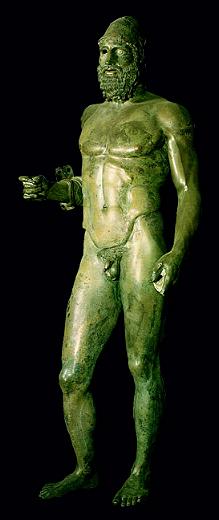 Marcello Lattari vi dà il benvenuto nel suo website sulla Calabria.  Bronzi di Riace-Statua B - Museo Nazionale di Reggio Calabria