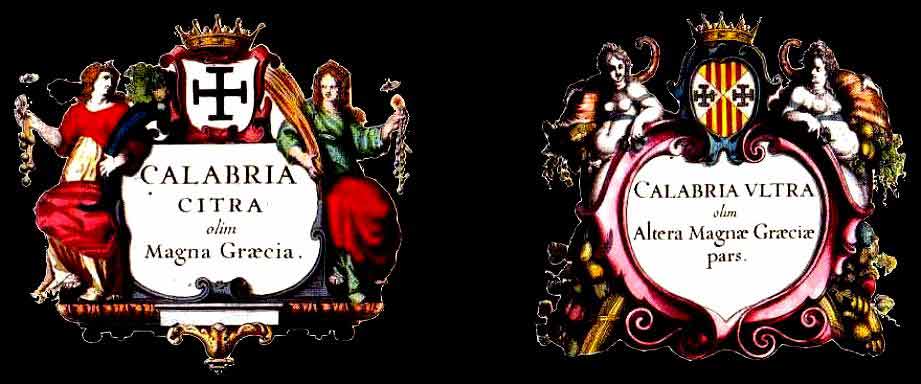 Marcello Lattari vi d il benvenuto nel suo website sulla Calabria. Stemmi della Calabria Citra e della Calabria Ultra
