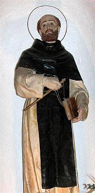 La statua di San Leonardo nella chiesetta di San Lucido (Cosenza)